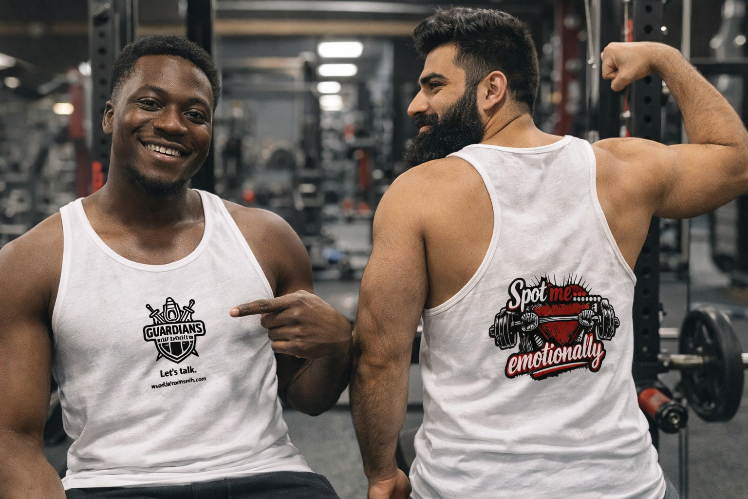'Spot me' Gym Vest