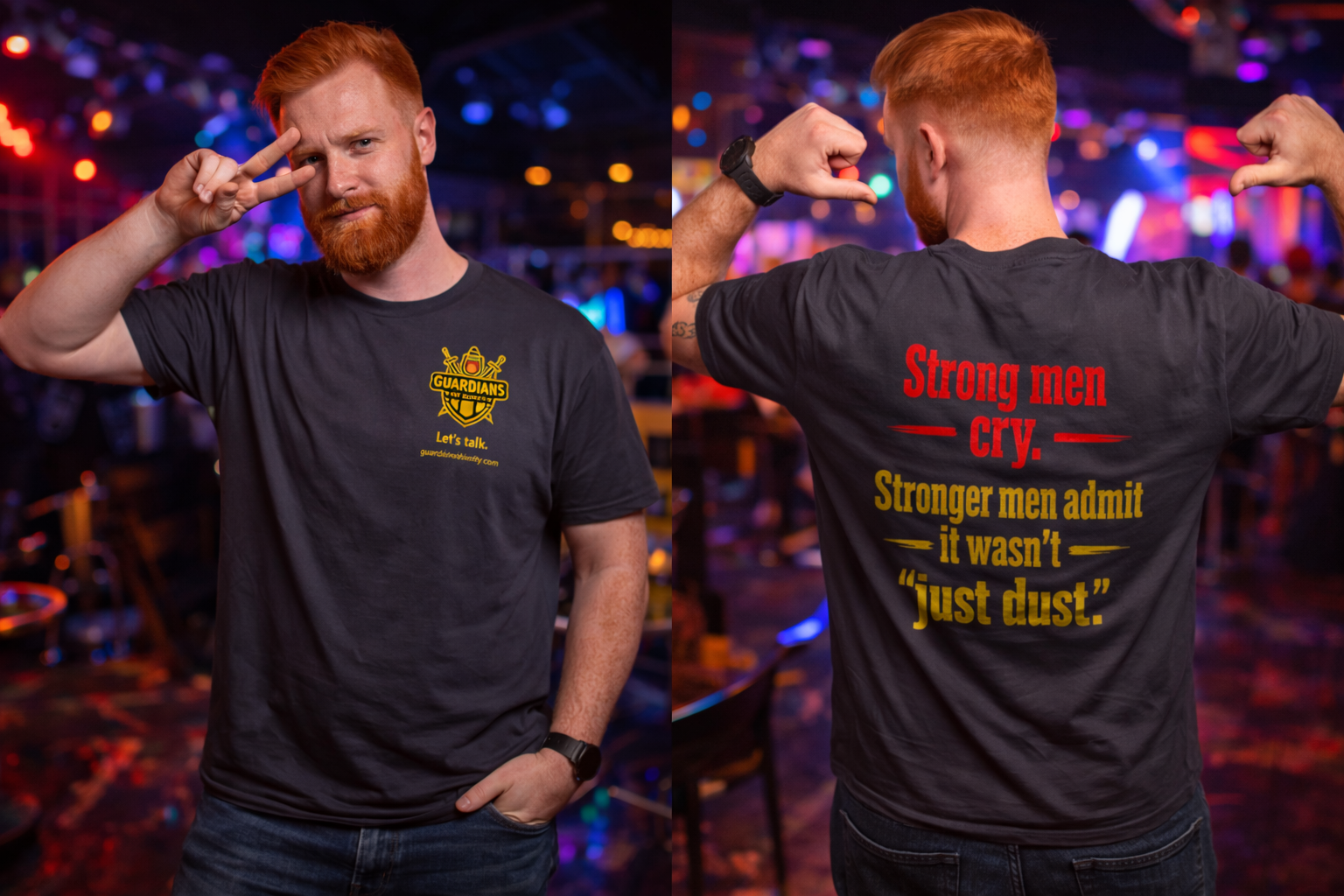 'Strong men cry' Premium T-shirt