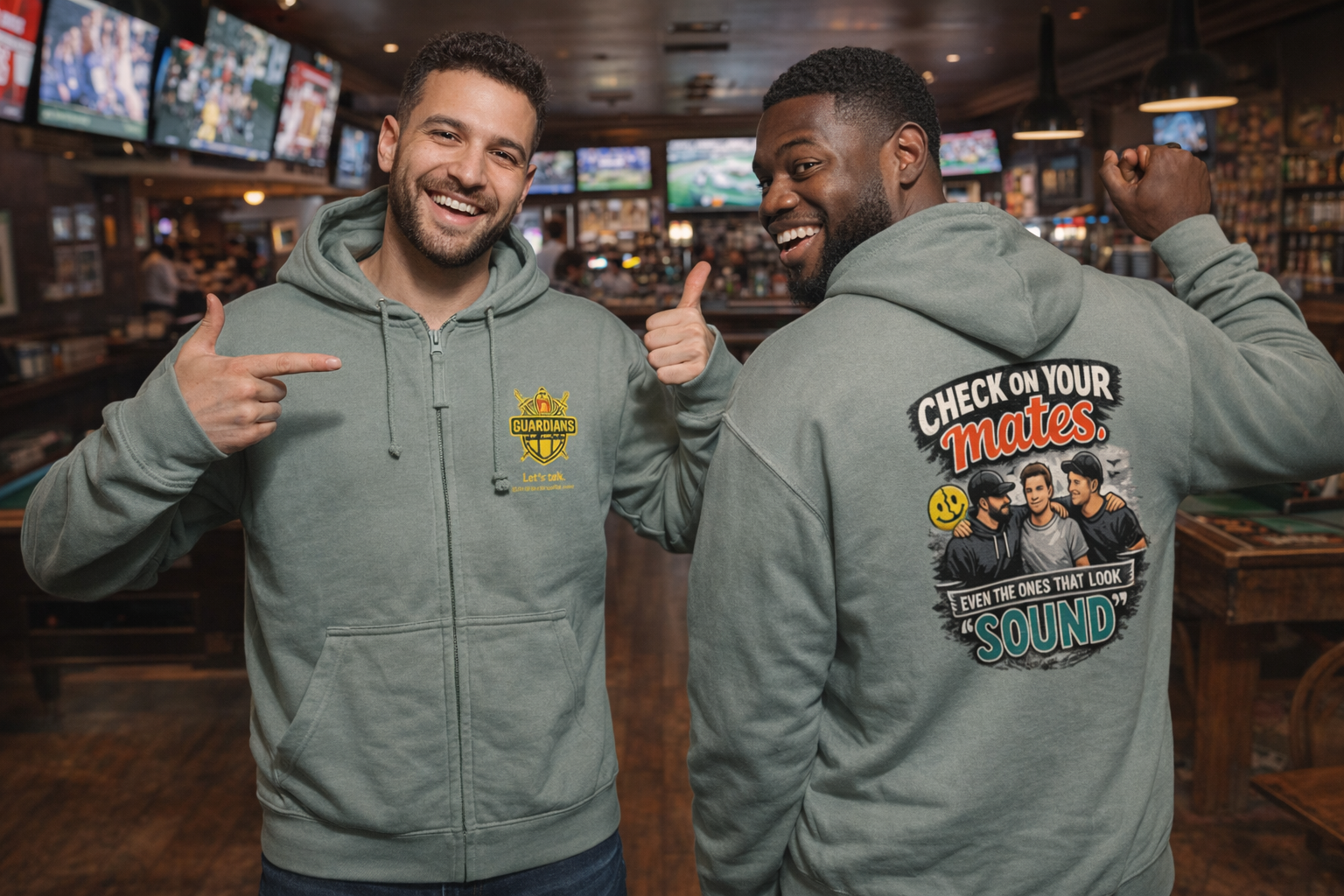 'Sound' Zip Up Hoody
