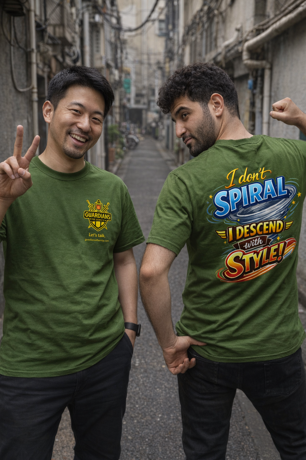 'I don't spiral' Premium T-shirt