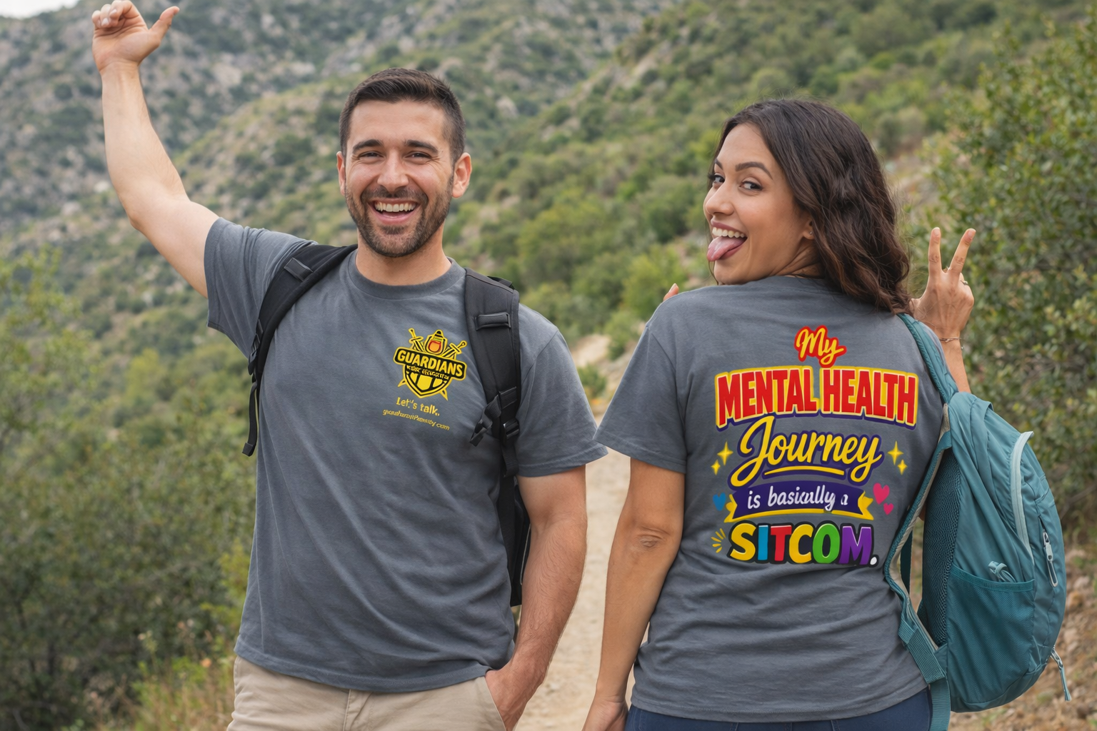 'My mental health is a sitcom' Unisex T-shirt